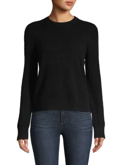 Shop Naadam Open-back Cashmere Sweater In Black