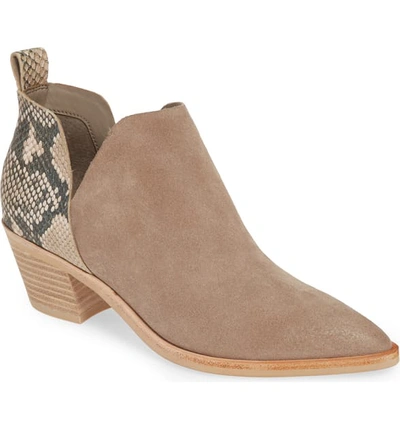 Shop Dolce Vita Sonni Pointy Toe Bootie In Taupe Suede