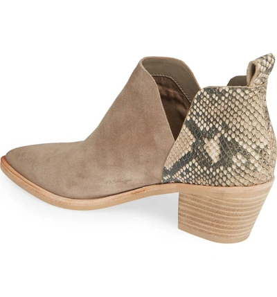 Shop Dolce Vita Sonni Pointy Toe Bootie In Taupe Suede
