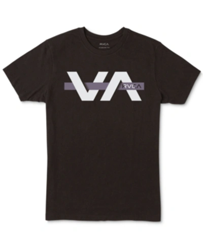 Shop Rvca Men's Random Box Logo Graphic T-shirt In Black