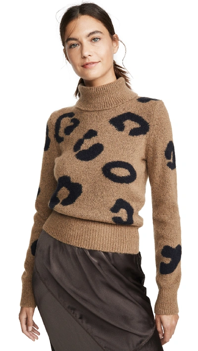 Shop Veda Armadillo Sweater In Leopard