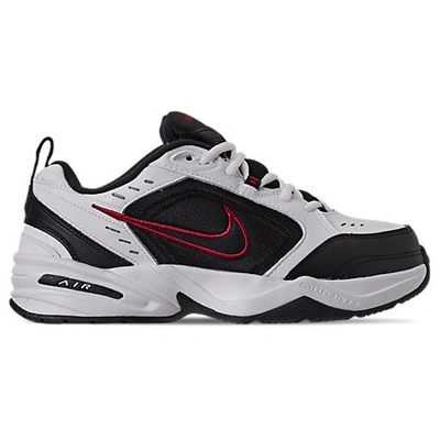 Shop Nike Men's Air Monarch Iv Casual Shoes (wide Width 4e) In White/black/varsity Red
