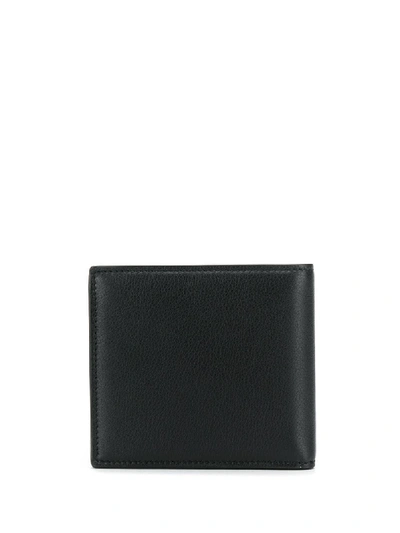 Shop Valentino Logo Print Wallet In Black