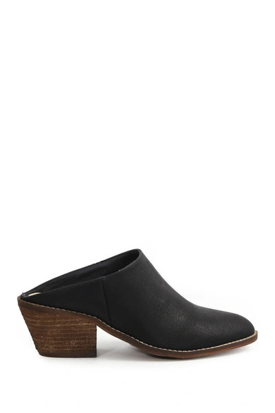 Shop Catherine Catherine Malandrino Woori Block Heel Mule In Blk