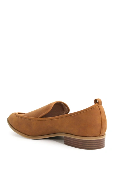 Shop Catherine Catherine Malandrino Westly Low Heel Loafer In Tan Nubuck