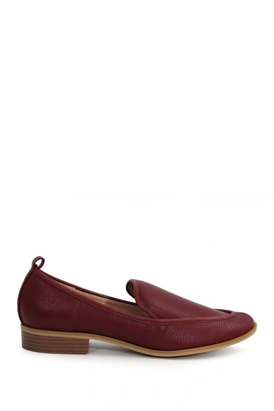 Shop Catherine Catherine Malandrino Westly Low Heel Loafer In Burgund Mu