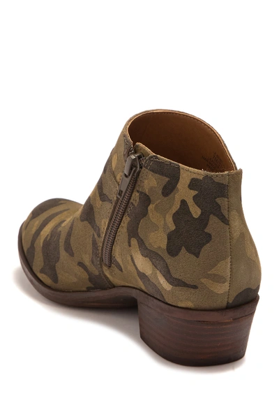 Shop Lucky Brand Brintly Waterproof Ankle Boot In Camo 05