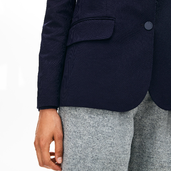 Lacoste Clothing > Outerwear > Blazers In Navy Blue | ModeSens