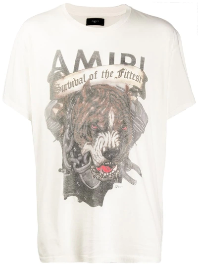 Shop Amiri Loose Fit T-shirt In White
