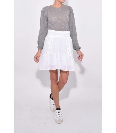 Shop Isabel Marant Étoile Laraya Skirt In White