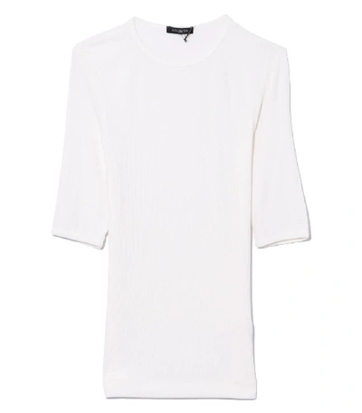 Shop Goldsign The Bound Sleeve T-shirt In Natural White