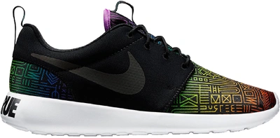 Pre-owned Nike  Roshe Run Be True In Black/black-light Crimson