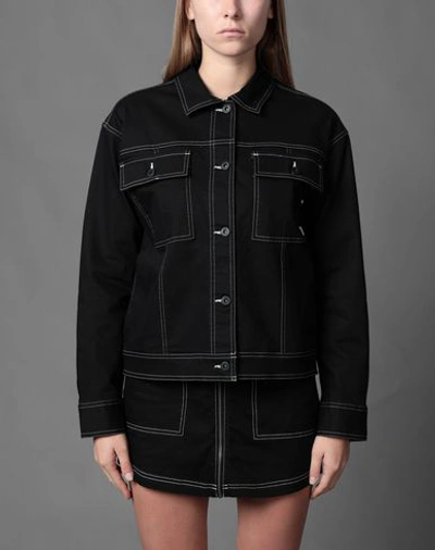 Vans In The Know Canvas Jacket In Black | ModeSens