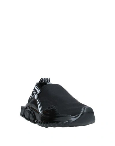 Dolce & Gabbana Sorrento Primeknit Low-top Sneakers In Black