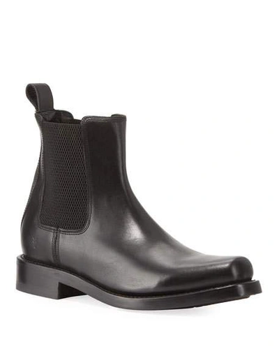 Shop Frye Men's Conway Leather Chelsea Boots In Black