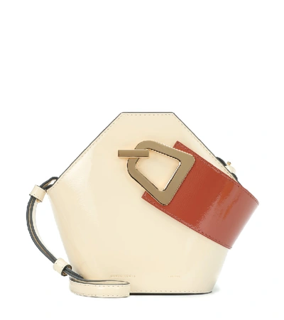 Shop Danse Lente Johnny Mini Leather Tote In Beige