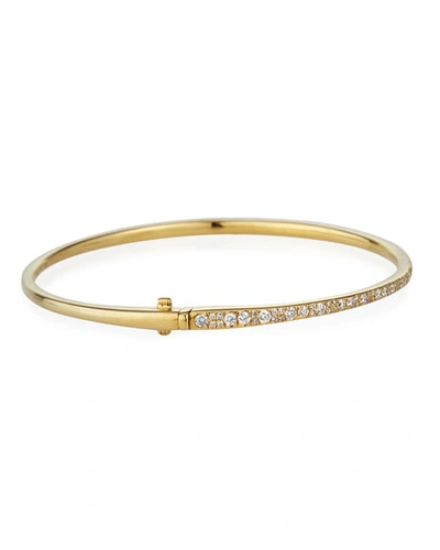 Shop Ippolita Stardust 18k Gold Diamond Hinged Bracelet