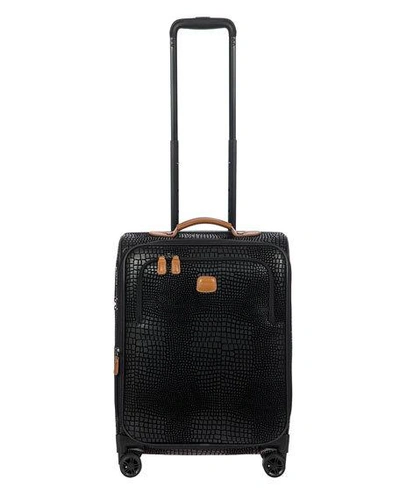 Bric's My Safari 21" Expandable Carry-on Spinner In Black