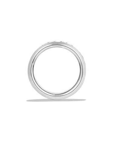 Shop David Yurman Men's Cable Inset Band Ring In Silver, 8mm In Silver/gold
