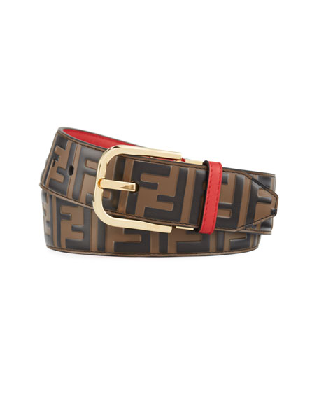 fendi ff logo belt