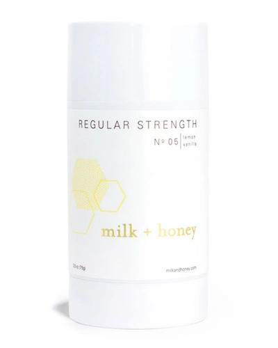 Shop Milk + Honey Regular Strength Deodorant No.05 (lemon, Vanilla), 2.6 oz / 75g