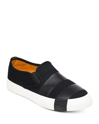 Shop The Office Of Angela Scott The Hammonds Two-tone Sneakers In Black On Black