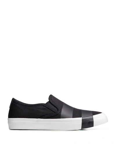 Shop The Office Of Angela Scott The Hammonds Two-tone Sneakers In Black On Black