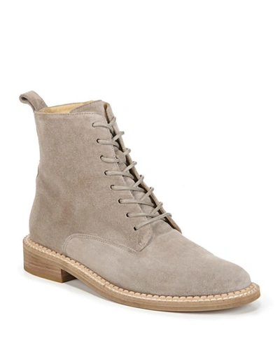 Shop Vince Cabria Sport Suede Lace-up Boot In Gray