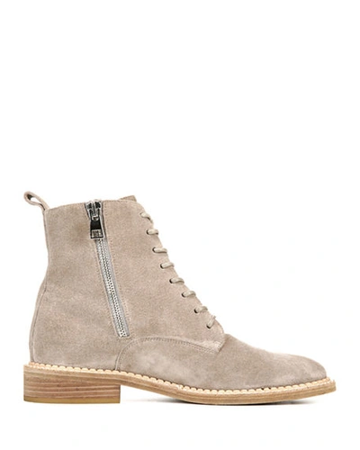 Shop Vince Cabria Sport Suede Lace-up Boot In Gray