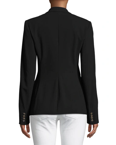 Shop Ralph Lauren Parker Wool Jacket In Black