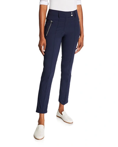 Shop Anatomie Peggy Cropped Pants In Navy