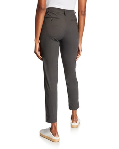 Shop Anatomie Thea Ankle Pants With Zipper Side Pockets In Gray