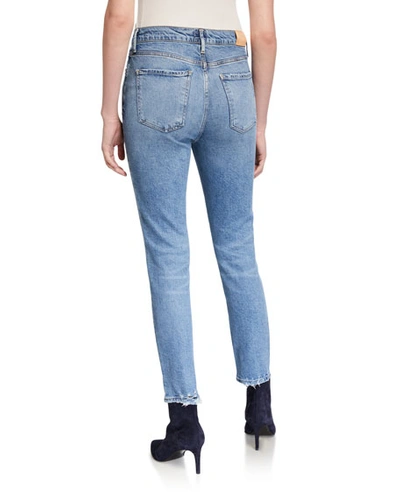 Shop Citizens Of Humanity Olivia High-rise Slim Ankle Jeans In Chit Chat