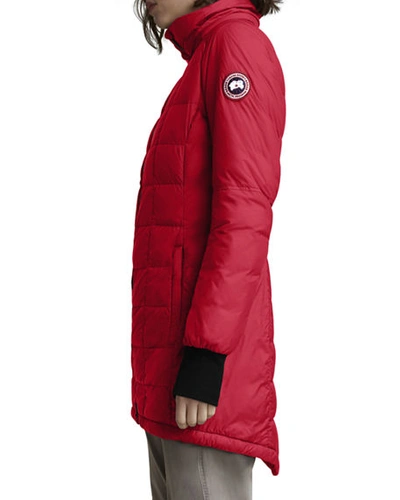 Shop Canada Goose Ellison Packable Quilted Jacket In Red