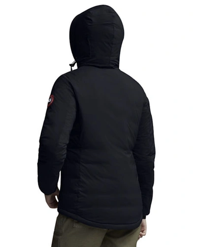 Shop Canada Goose Camp Hoody W/ Matte Finish In Navy