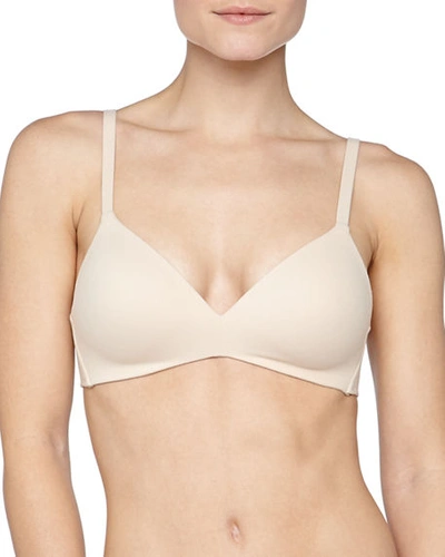 Shop Wacoal How Perfect Soft Cup Bra In Sand
