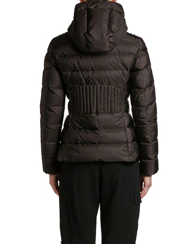 Shop Moncler Tetra Semi-fit Puffer Jacket In Black