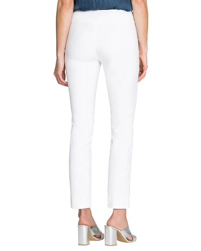 Shop Nic + Zoe Petite Polished Wonderstretch Skinny Ankle Pants In Paper White