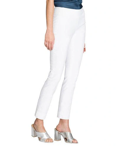 Shop Nic + Zoe Petite Polished Wonderstretch Skinny Ankle Pants In Paper White