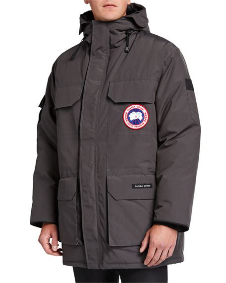 Canada Goose Pbi Expedition Regular Fit Down Parka With Genuine Coyote Fur Trim In Graphite