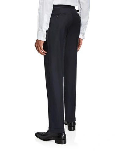 Tom Ford Men's O'connor Master Twill Pants In Blue