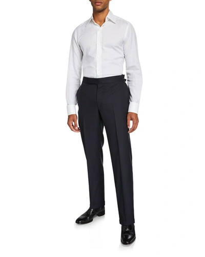Tom Ford Men's O'connor Master Twill Pants In Blue