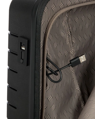 Shop Bric's B/y Ulisse 21" Carry-on Expandable Spinner Luggage In Black