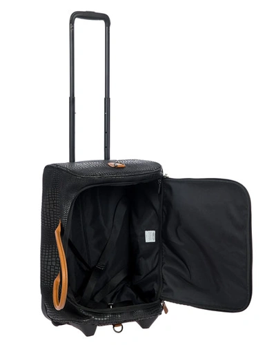 Shop Bric's My Safari 21" Carry-on Rolling Duffle In Black