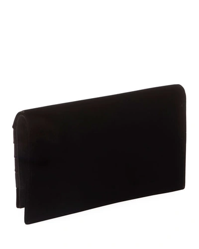 Shop Saint Laurent Smoking Small Ysl Monogram Clutch Bag In Black