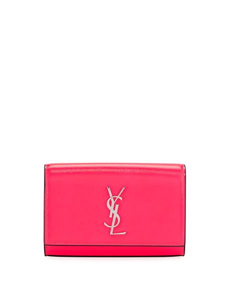 neon ysl purse