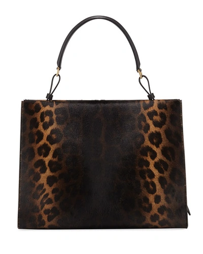 Shop Tom Ford Rialto Medium Leopard Top-handle Bag