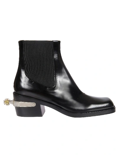 Shop Nodaleto Western Bulla Ankle Boots In Nero