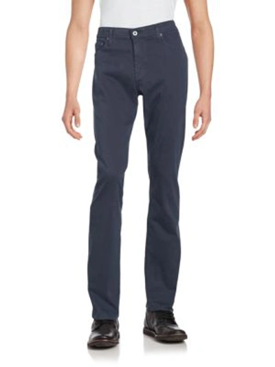 Shop Ag Graduate Slim Straight-fit Jeans In Meteor