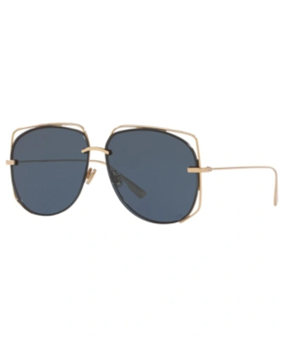 Shop Dior Women's Sunglasses, Cd001086 In Gold/blue